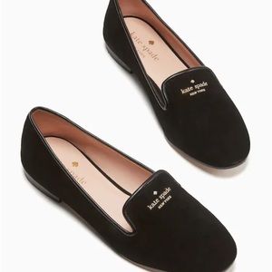 Kate Spade Black Suede Flats